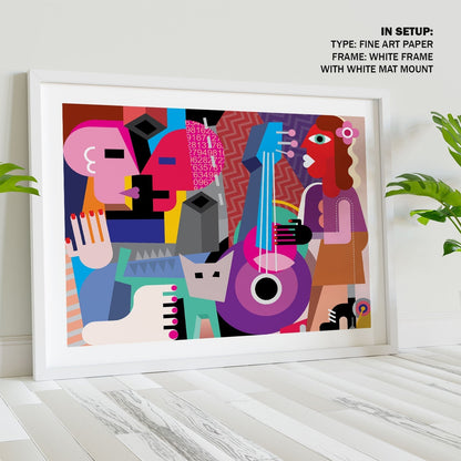 Jazz and Music, Picasso Painting