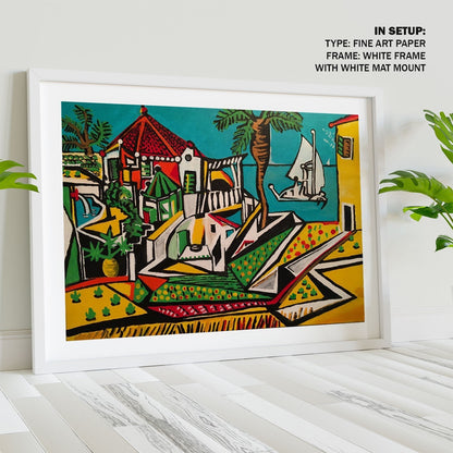 Picassos Mediterranean Landscape, Picasso Painting