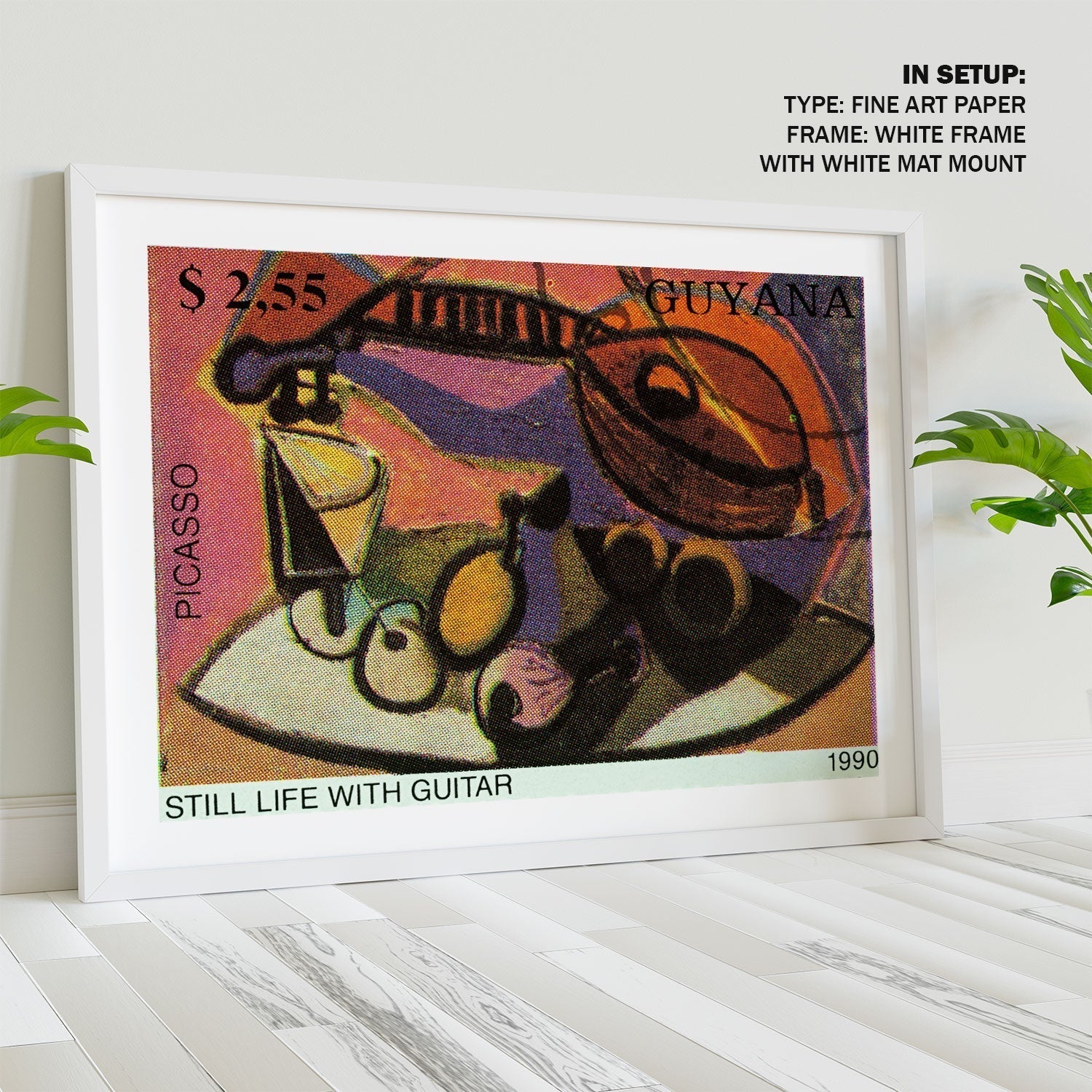 Still Life with Guitar, Picasso Painting