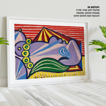 TETE DE FEMME ENDORMIE, Picasso Painting