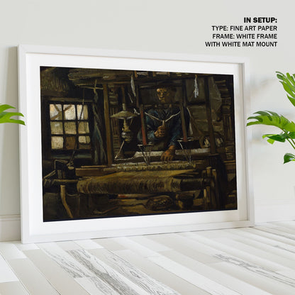 A Weavers Cottage, Van Gogh Painting