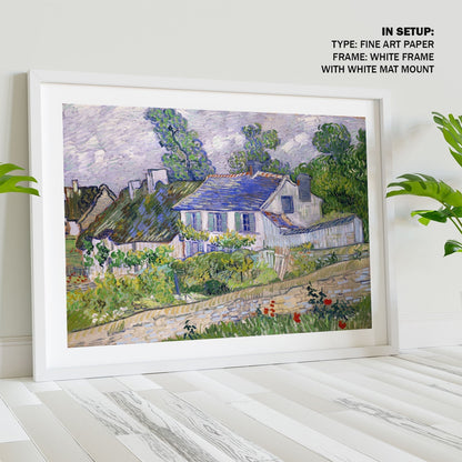 Houses at Auvers, Van Gogh Painting