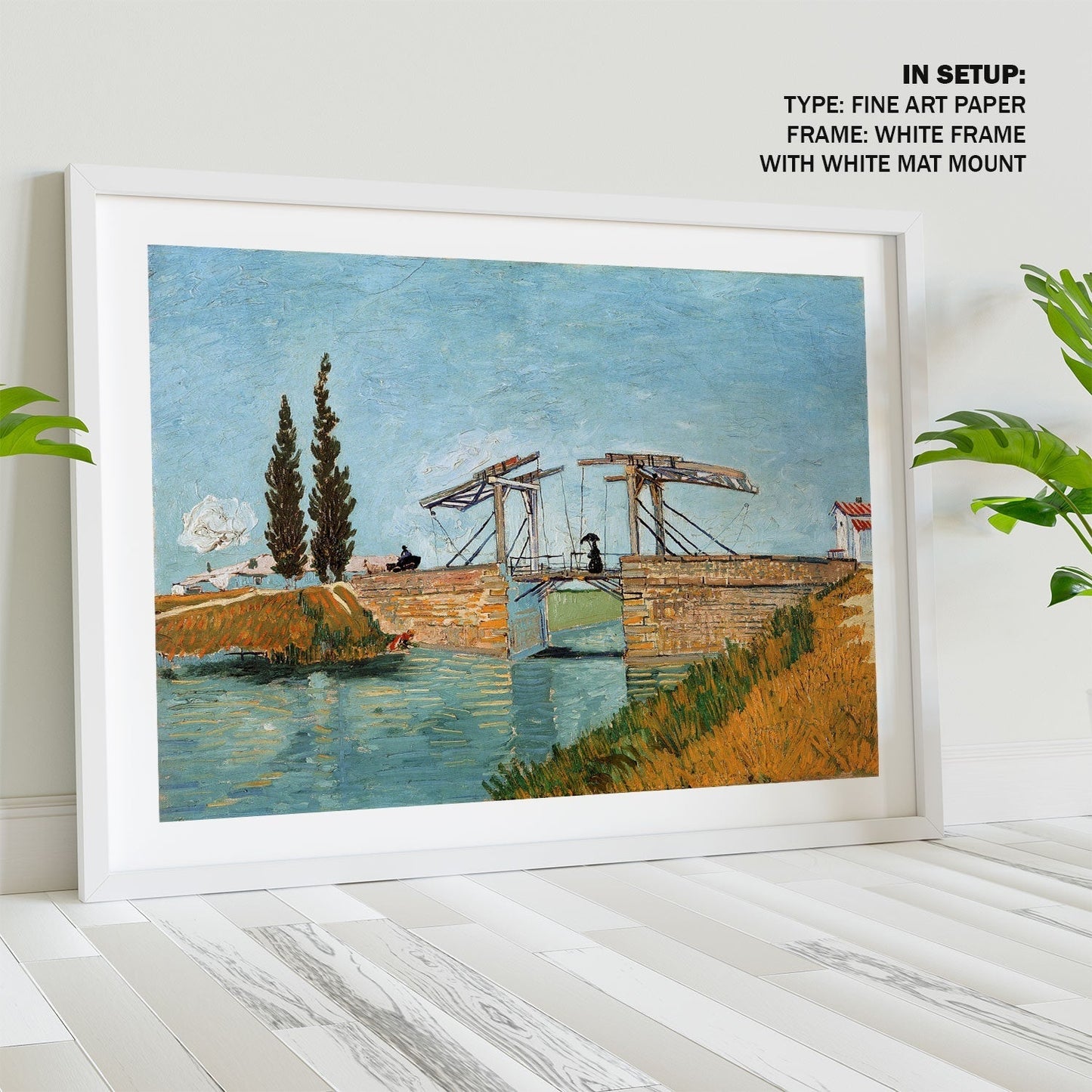 Langlois Bridge at Arles, Van Gogh Painting