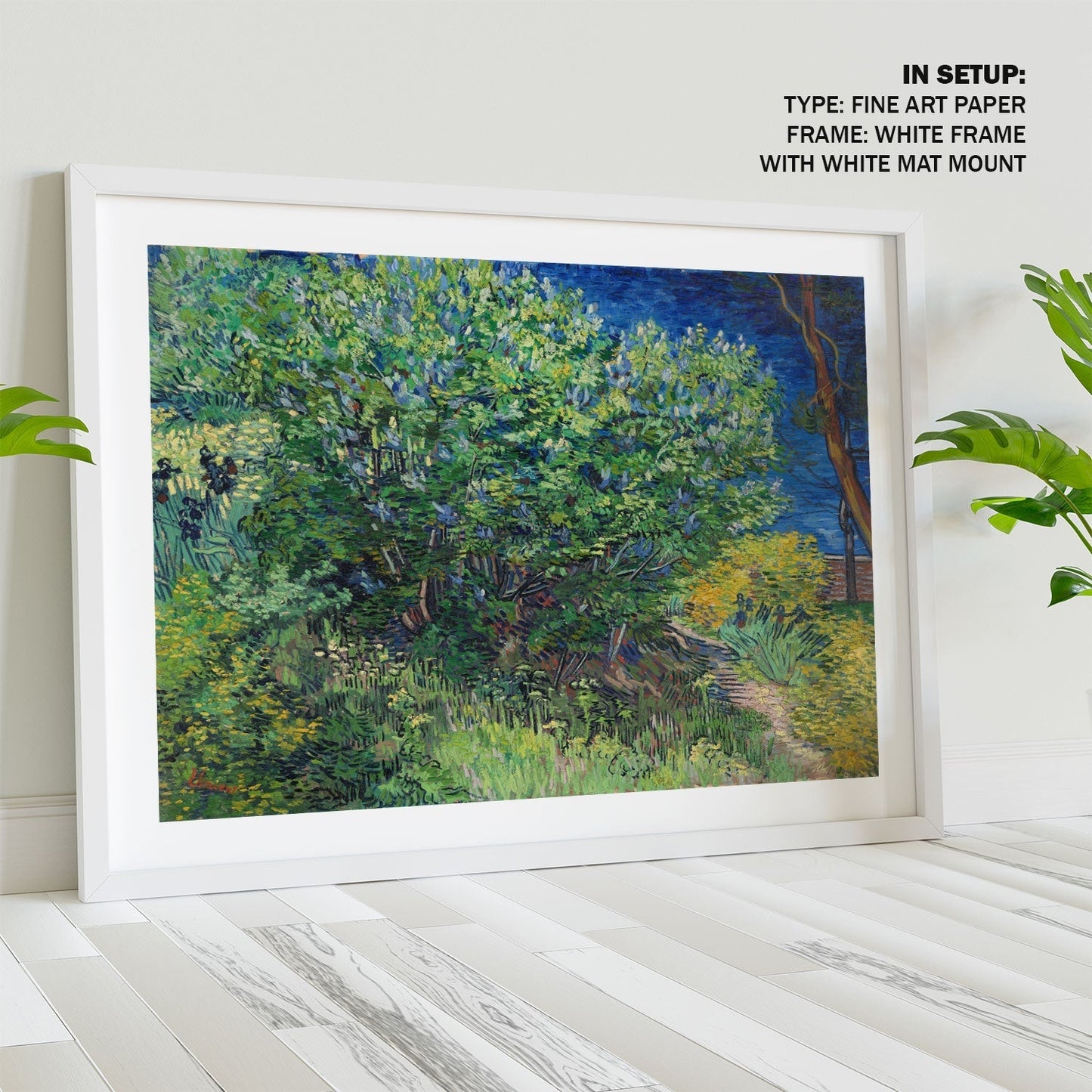 Lilac Bush Van Gogh, Van Gogh Painting