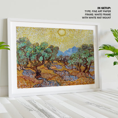 Olive Trees, Van Gogh Painting