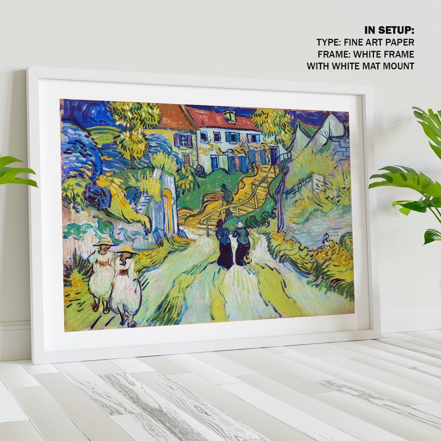 Stairway at Auvers, Van Gogh Painting