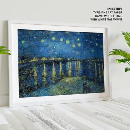 Starry Night Over the Rhone, Van Gogh Painting