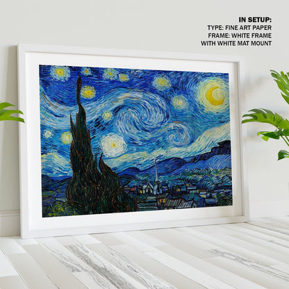 Starry Night, Van Gogh Painting