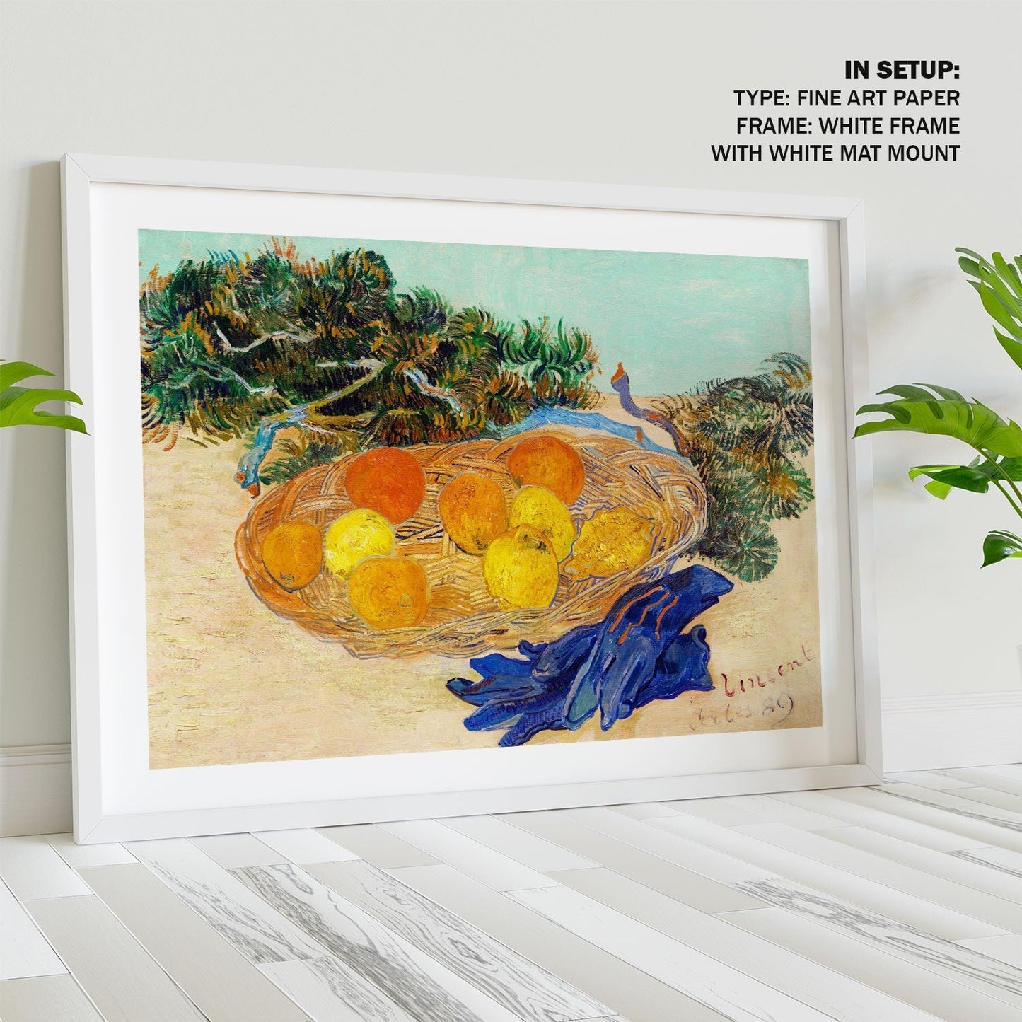 Still Life of Oranges and Lemons, Van Gogh Painting