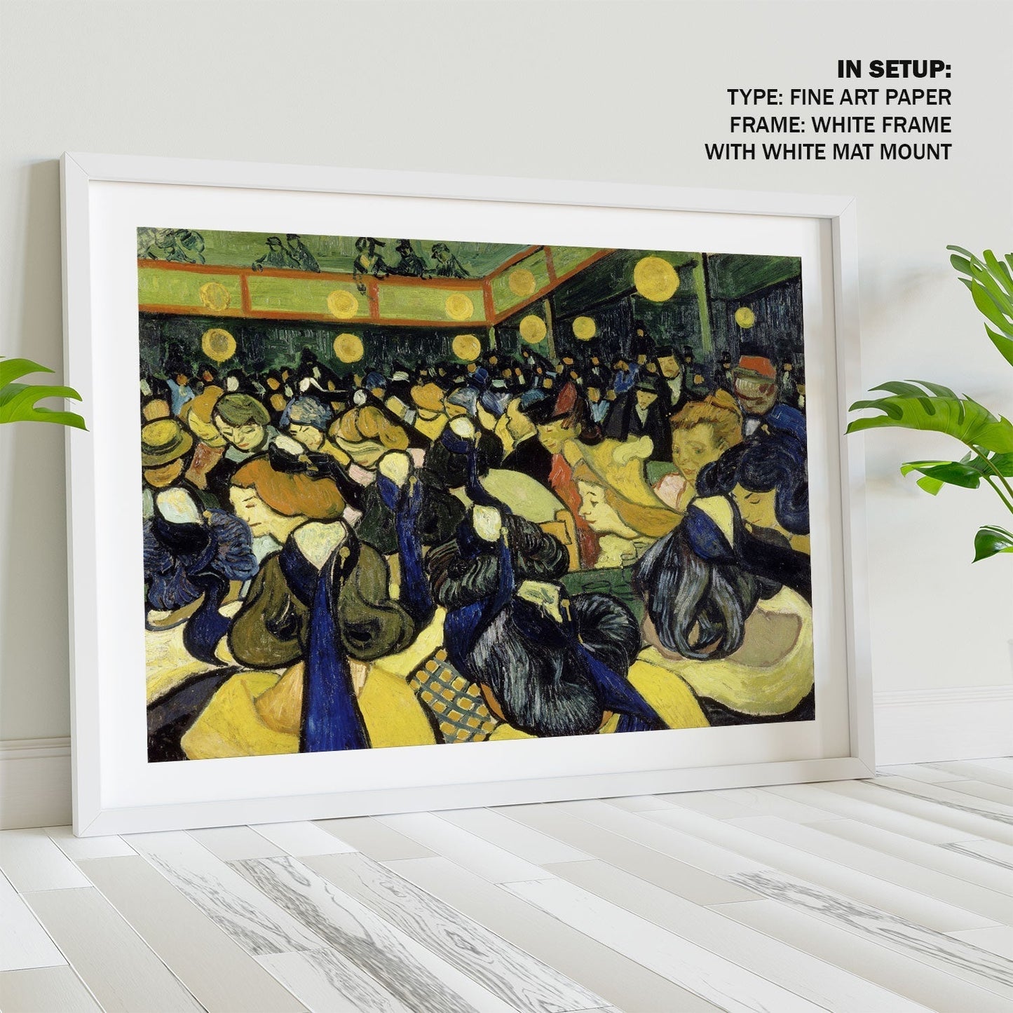 The Dance Hall In Arles, Van Gogh Painting