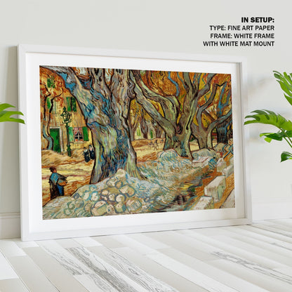 The Large Plane Trees, Van Gogh Painting