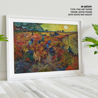 The Red Vineyard, Van Gogh Painting