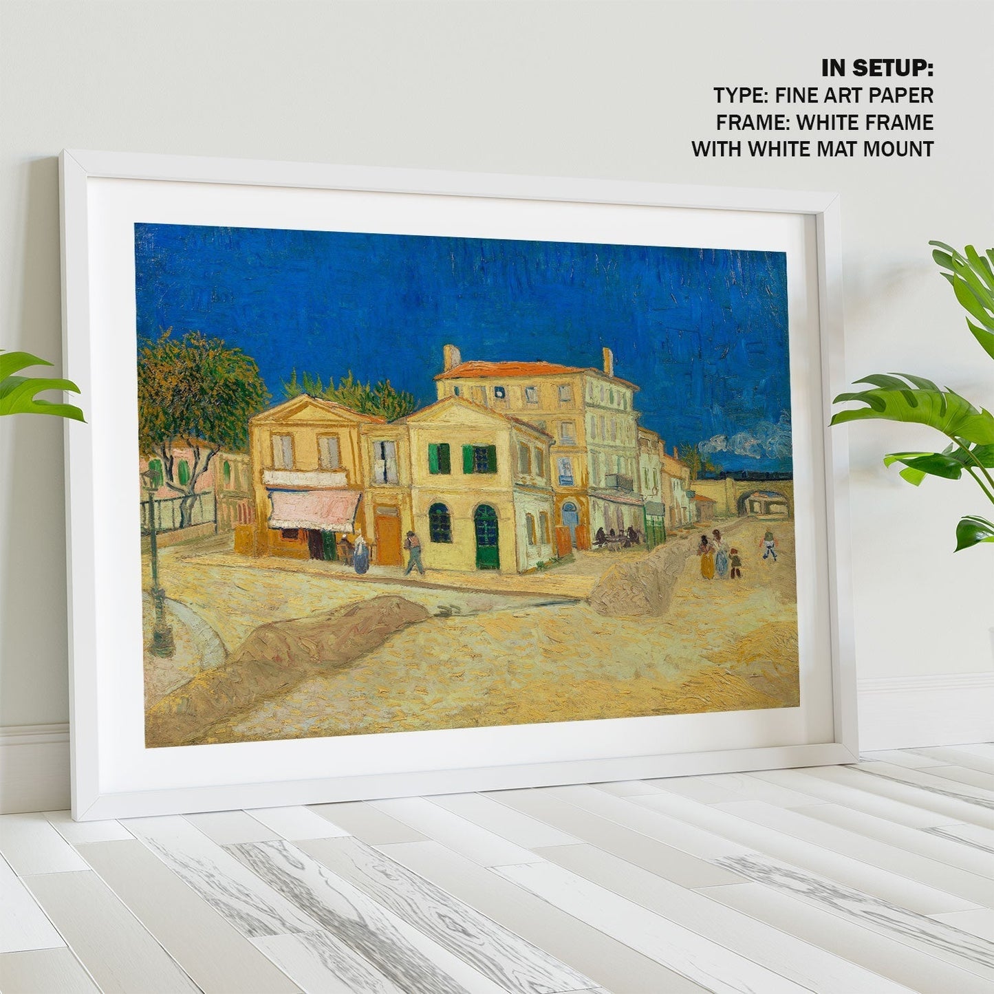 The yellow house, Van Gogh Painting