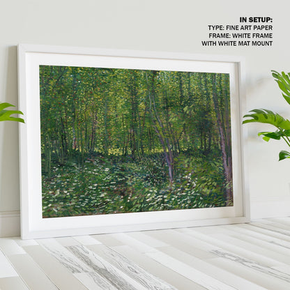 Trees and Undergrowth, Van Gogh Painting