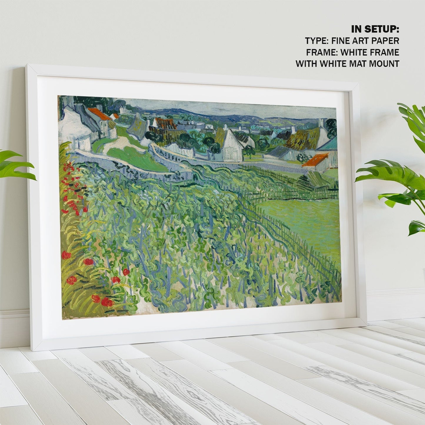 Vineyards, Van Gogh Painting