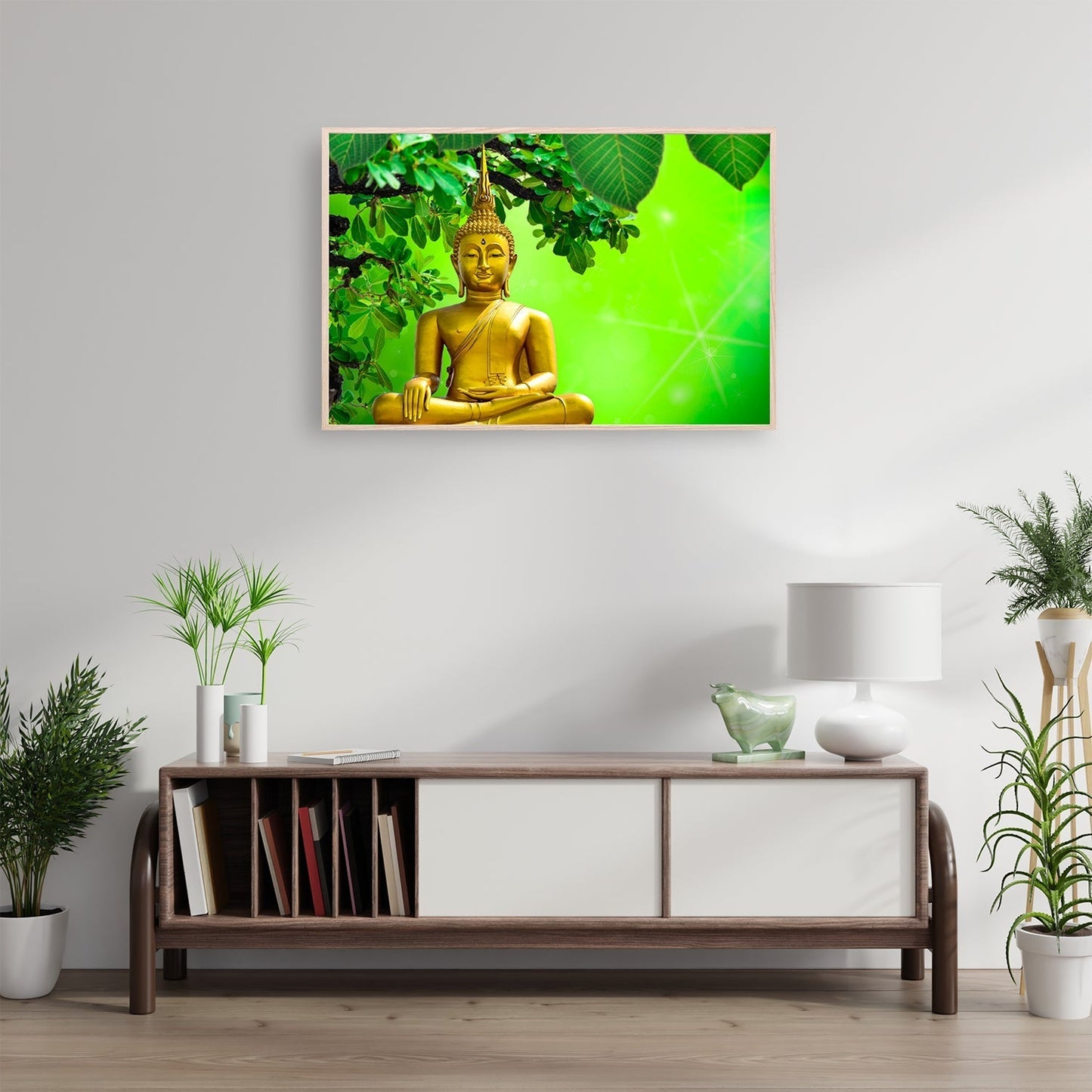 Serenity Embodied Canvas Wall Painting