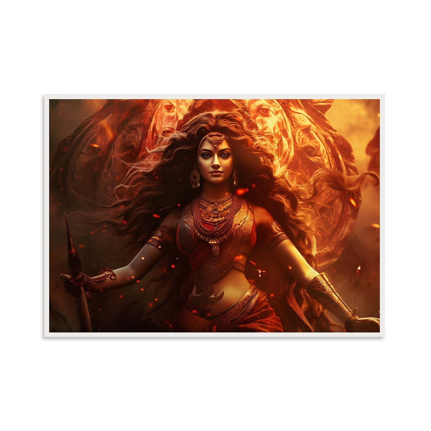 Sacred Power Canvas Wall Painting