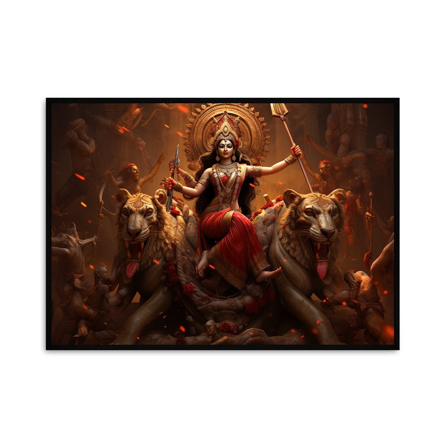 Mystic Form Canvas Wall Painting