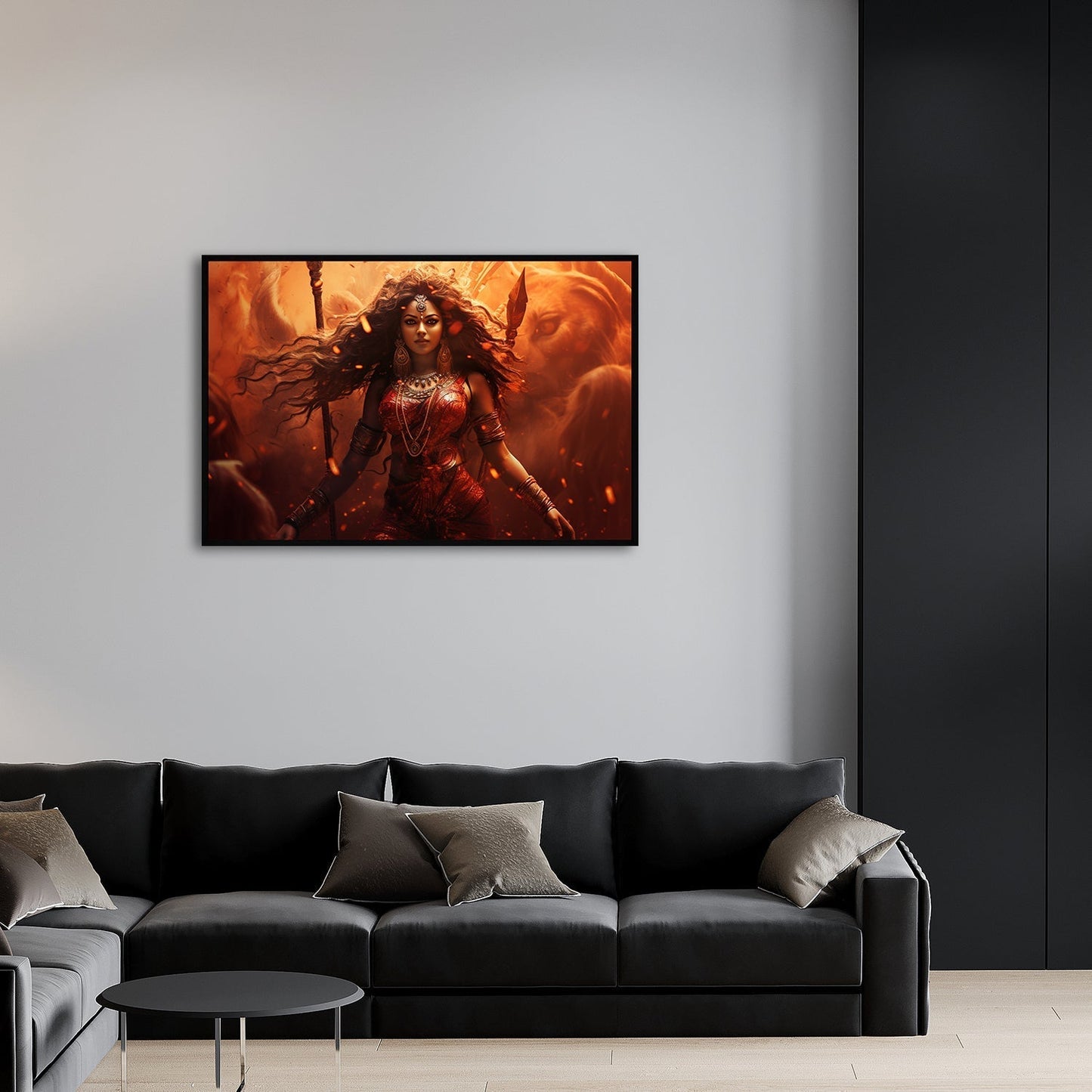 Fierce Protector Canvas Wall Painting