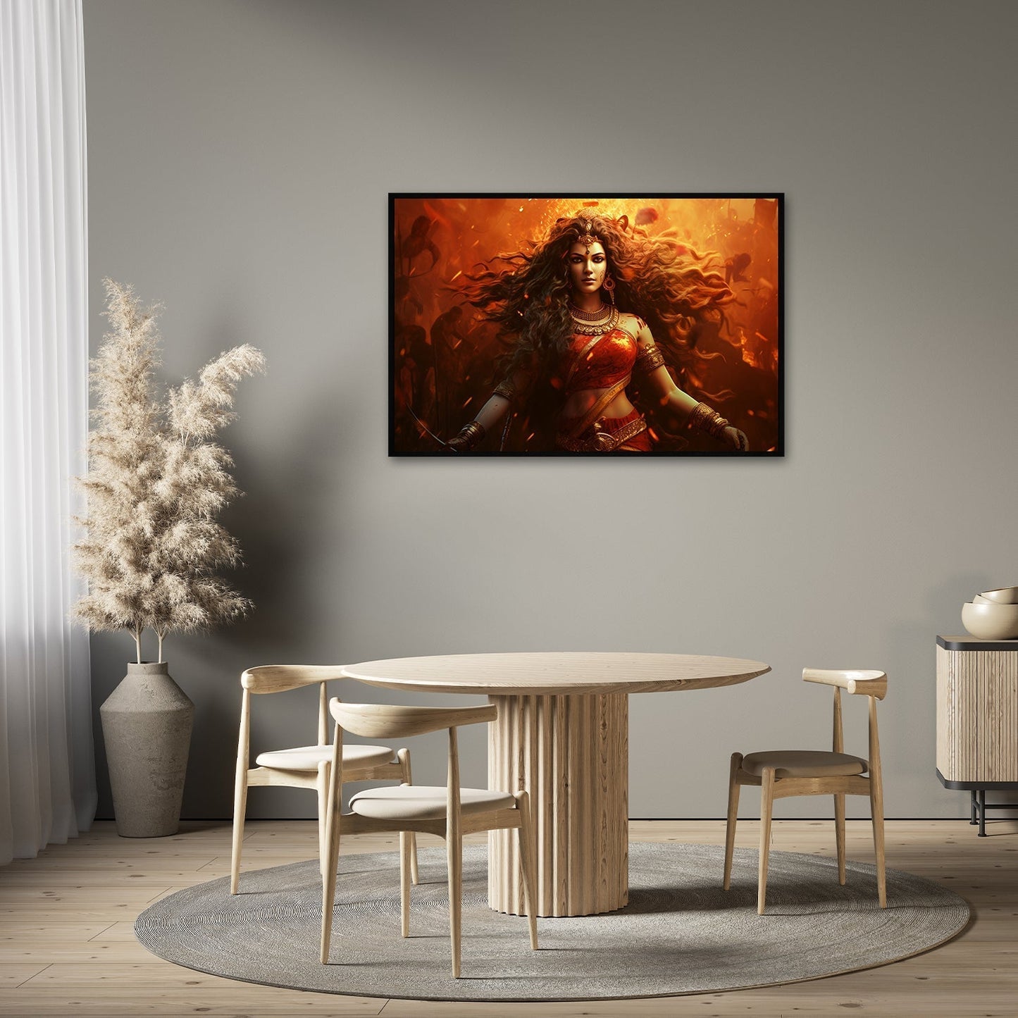 Goddess Icon Canvas Wall Painting