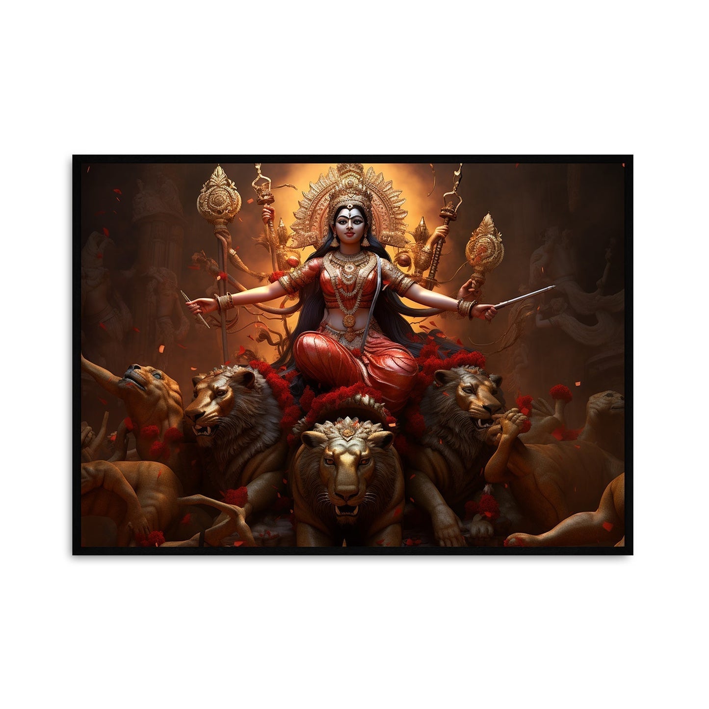 Divine Mother Canvas Wall Painting