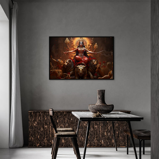 Divine Mother Canvas Wall Painting