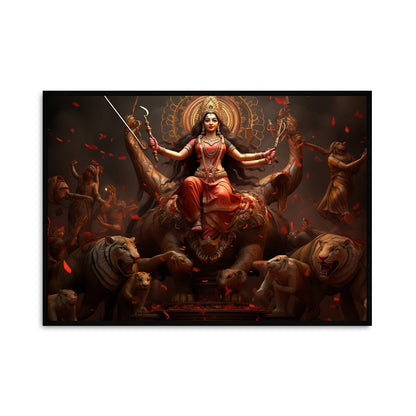 Radiant Aura Canvas Wall Painting