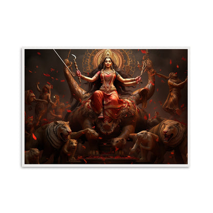 Radiant Aura Canvas Wall Painting