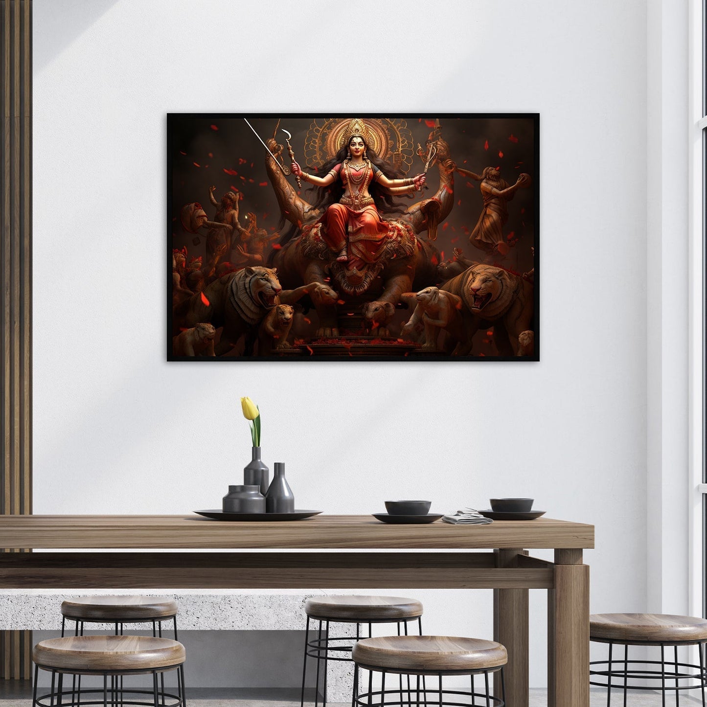 Radiant Aura Canvas Wall Painting