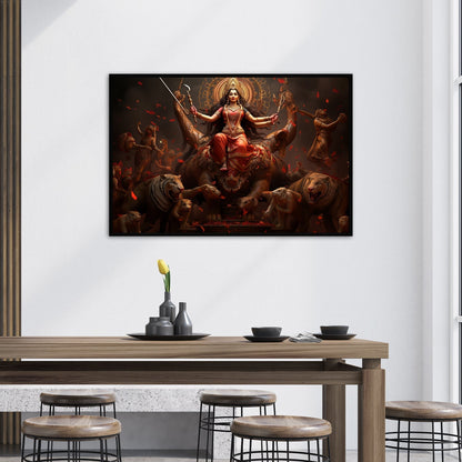 Radiant Aura Canvas Wall Painting