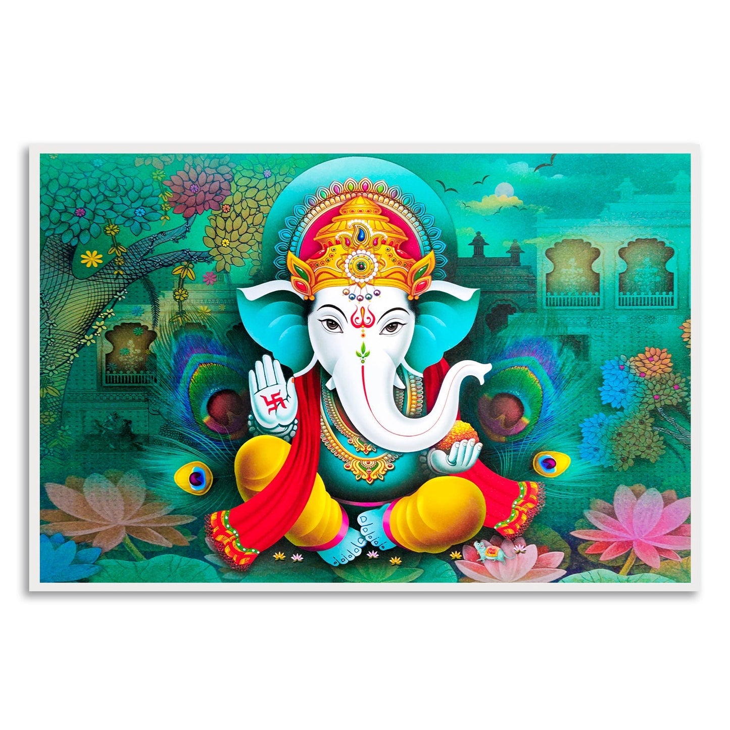 Ganesha, the Remover of Obstacles Canvas Wall Painting