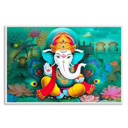 Ganesha, the Remover of Obstacles Canvas Wall Painting