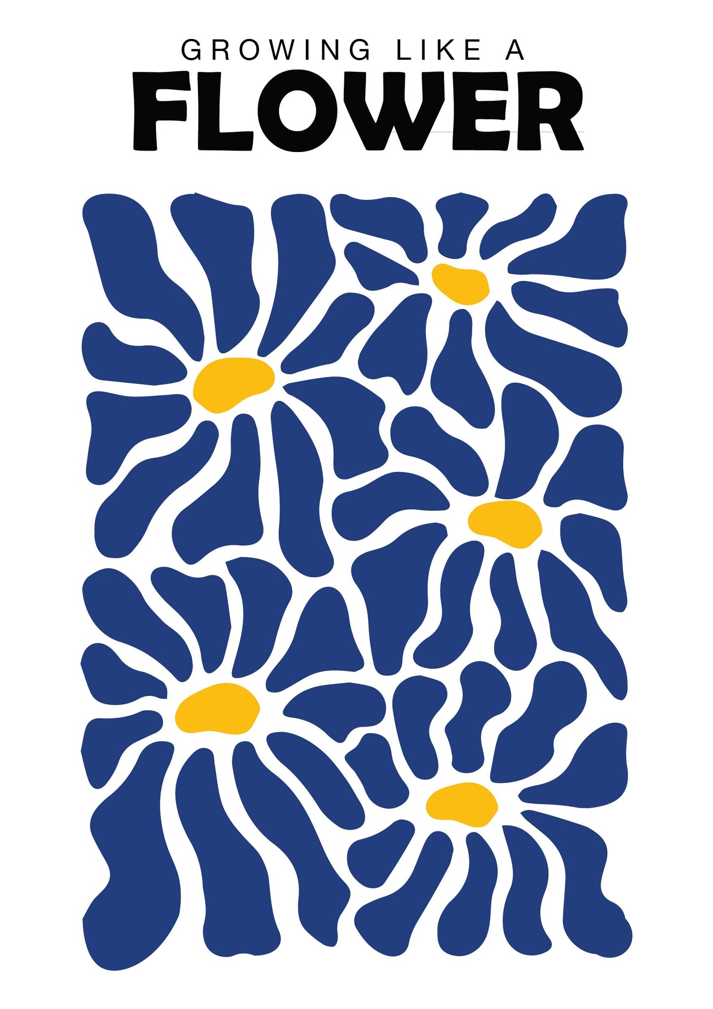 Flower Symphony Wall Poster