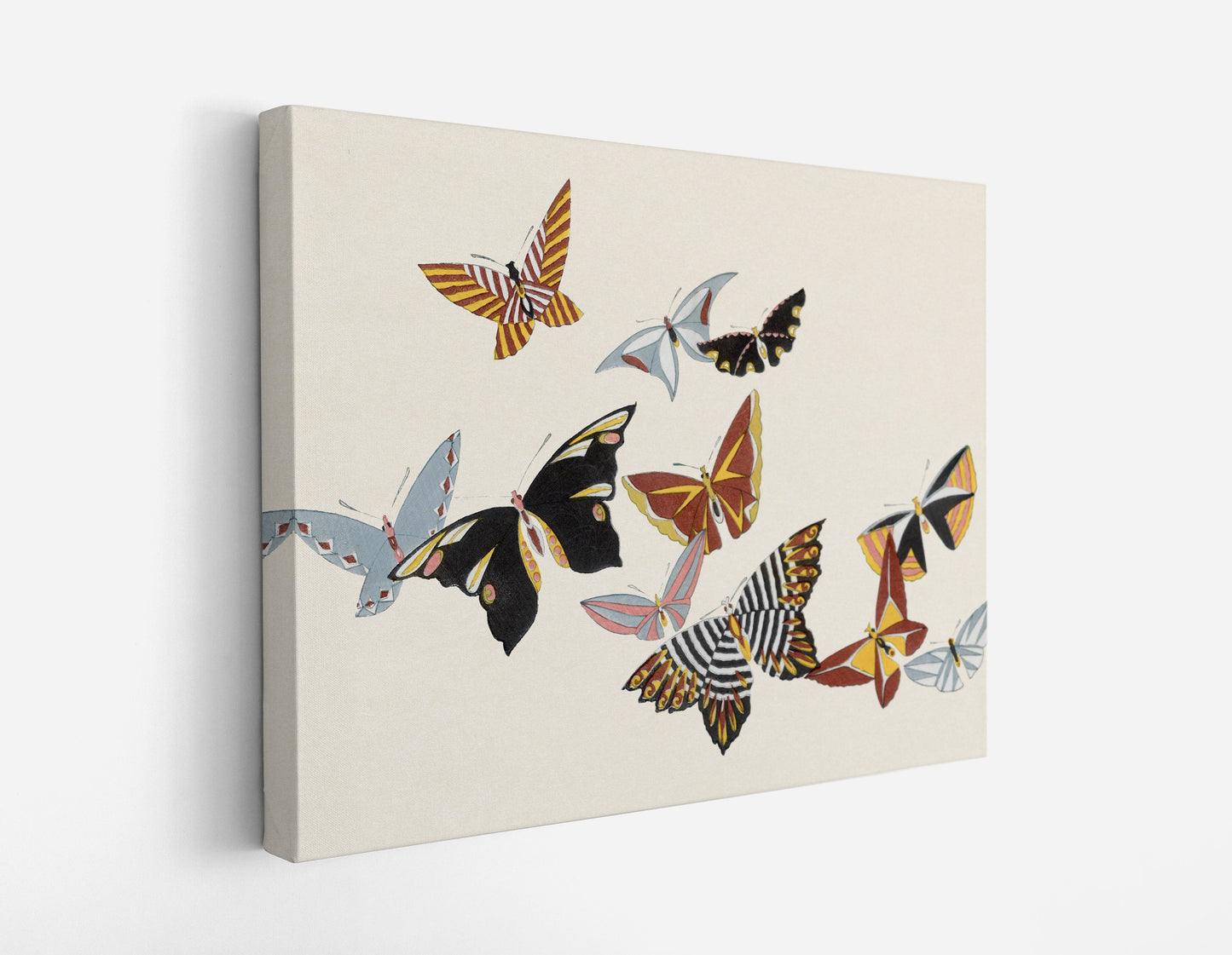 All Kinds of Butterflies, Vol.1 (1908) by Kamisaka Sekka // Wall Art Print