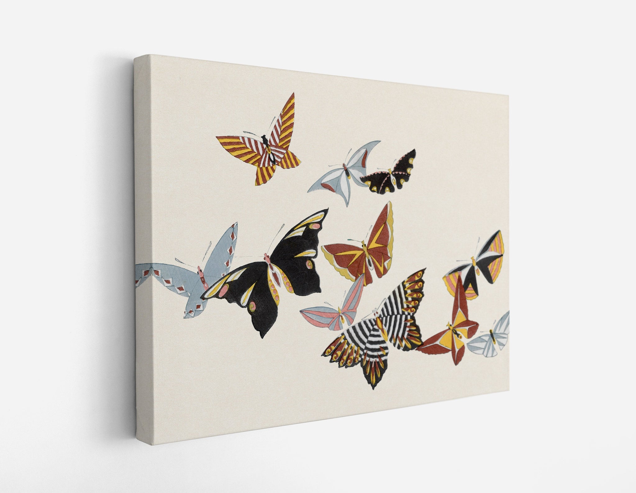All Kinds of Butterflies, Vol.1 (1908) by Kamisaka Sekka // Wall Art Print