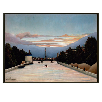 Henri Rousseau - The Eiffel Tower- Fine Arts Wall Art Print Canvas Masterpiece