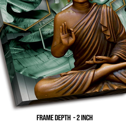 Lord Buddha Wall Art Painting For Bedroom and Living Room Wall Decoration