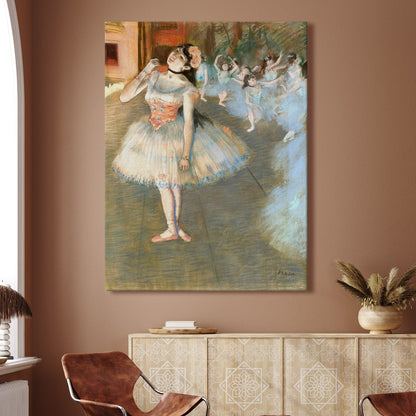 The Star by Edgar Degas Poster Canvas Wall Art Print for Home & Office