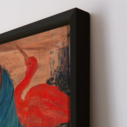 Young Woman with Ibis By Edgar Degas Impressionist Canvas Wall Art Print Masterpiece