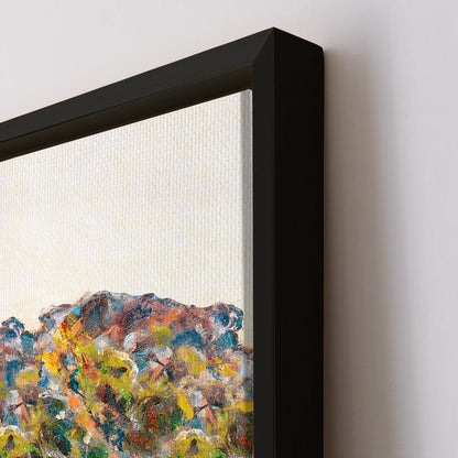 Claude Monet Famous Artist Corniche near Monaco Canvas Prints Abstract Wall Art Modern Art Impressionism Painting on Framed Canvas Artwork For Living Room Office Home Decor.