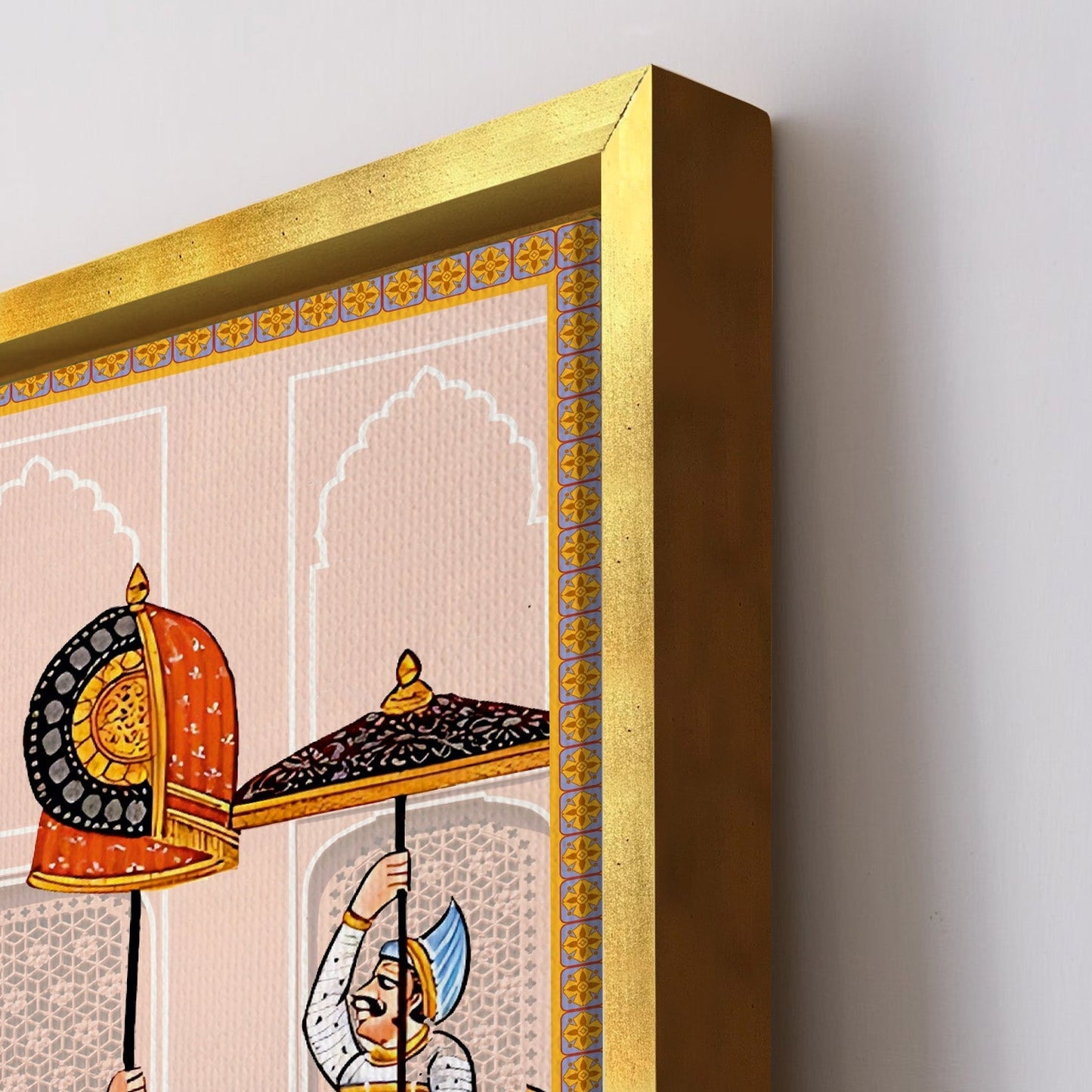 A Spectacle of Imperial Might: The Emperor's Elephant Procession Through the Bustling City Wall Art for home and office space.