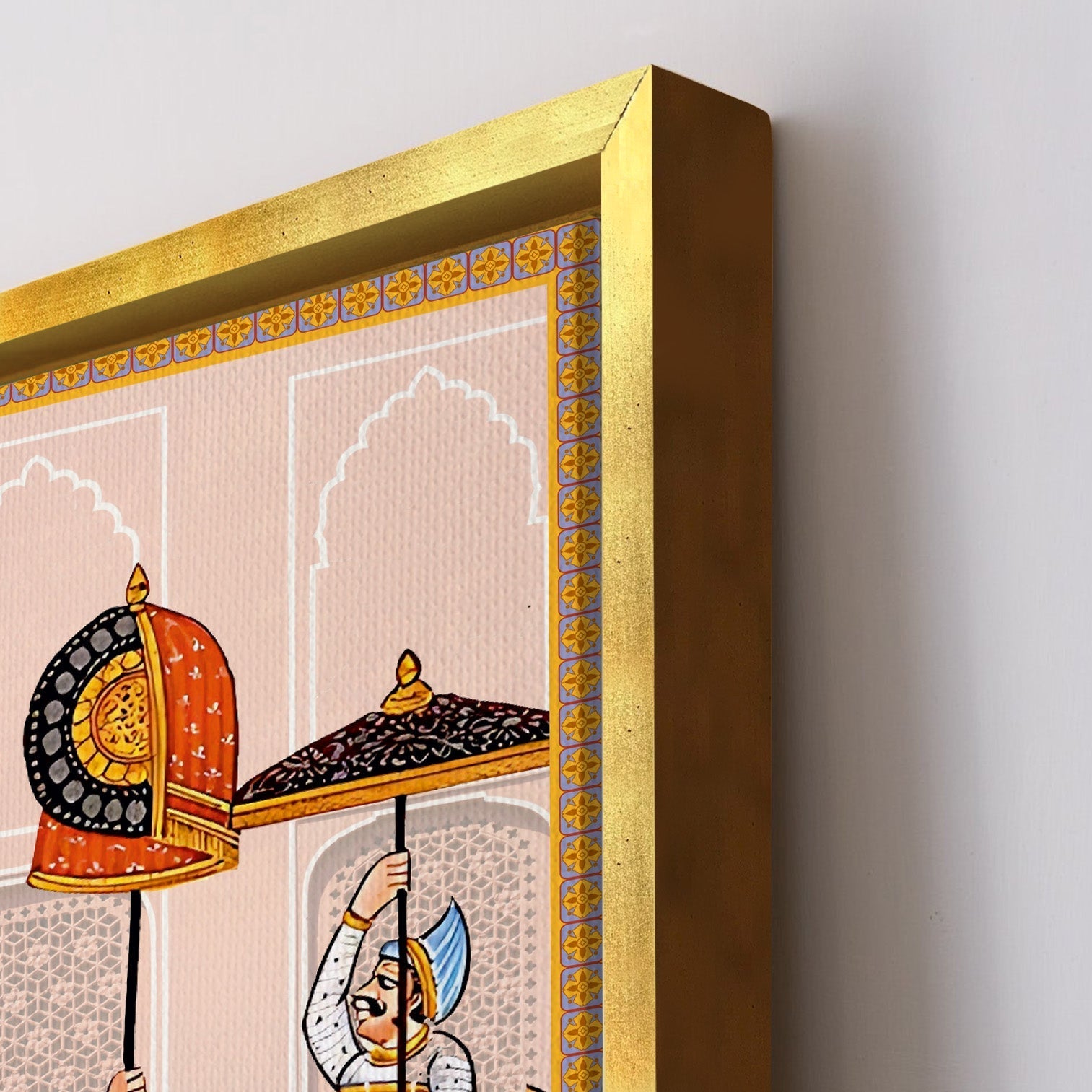A Spectacle of Imperial Might: The Emperor's Elephant Procession Through the Bustling City Wall Art for home and office space.