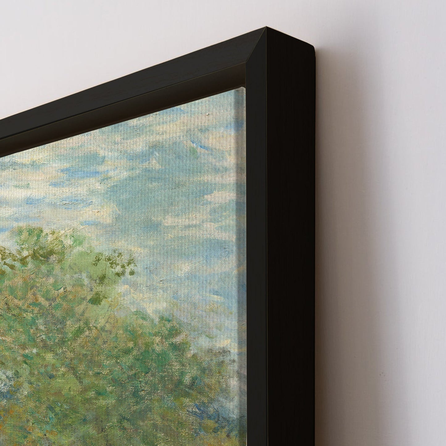 Garden In Argenteuil By Cloude Monet Canvas Prints Classic Reproduction Modern Wall Art Impressionism on Framed Canvas Artwork Perfect for Office and Home Wall Decor.