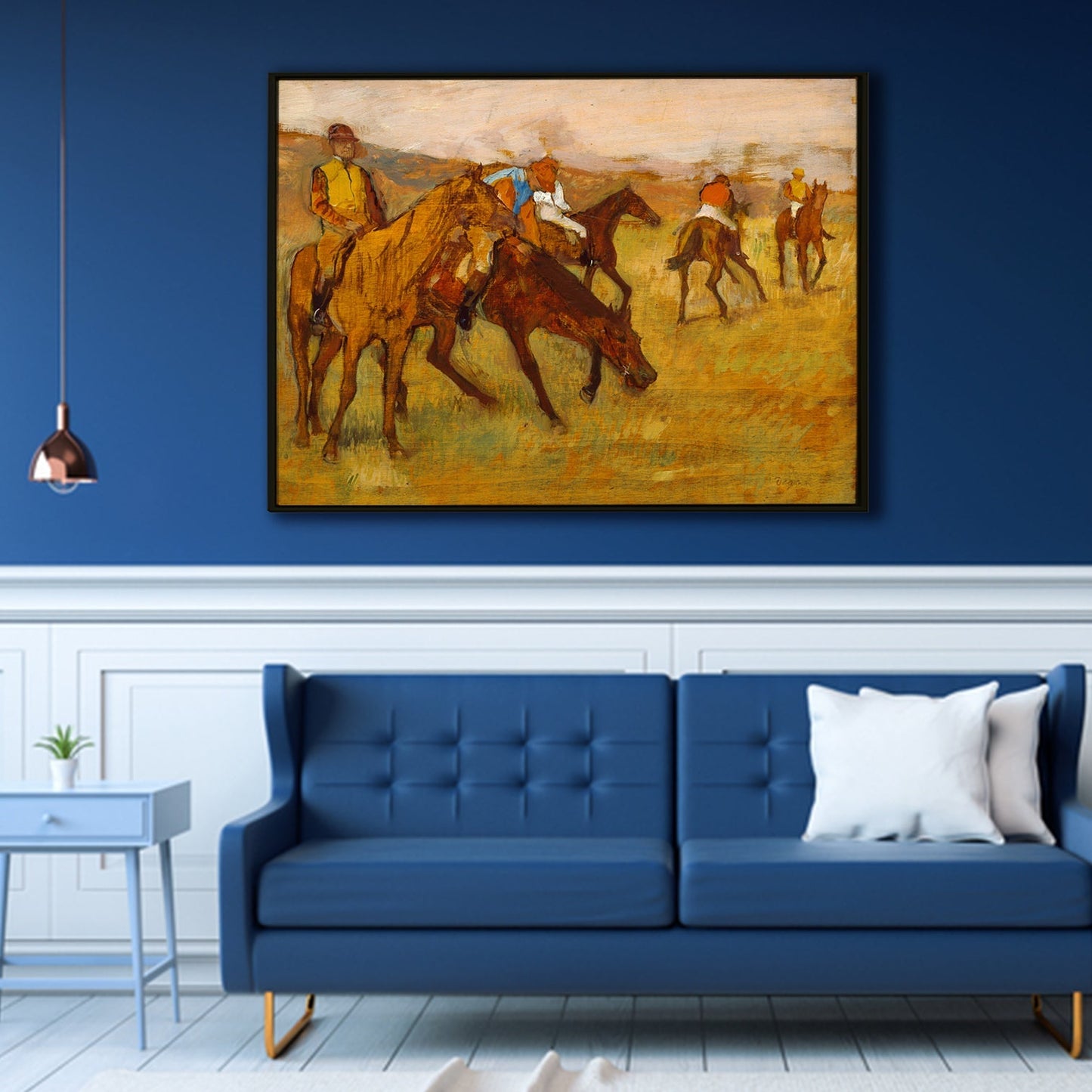 Before The Race By Edgar Degas Masterpiece Fine Art Print Canvas Painting