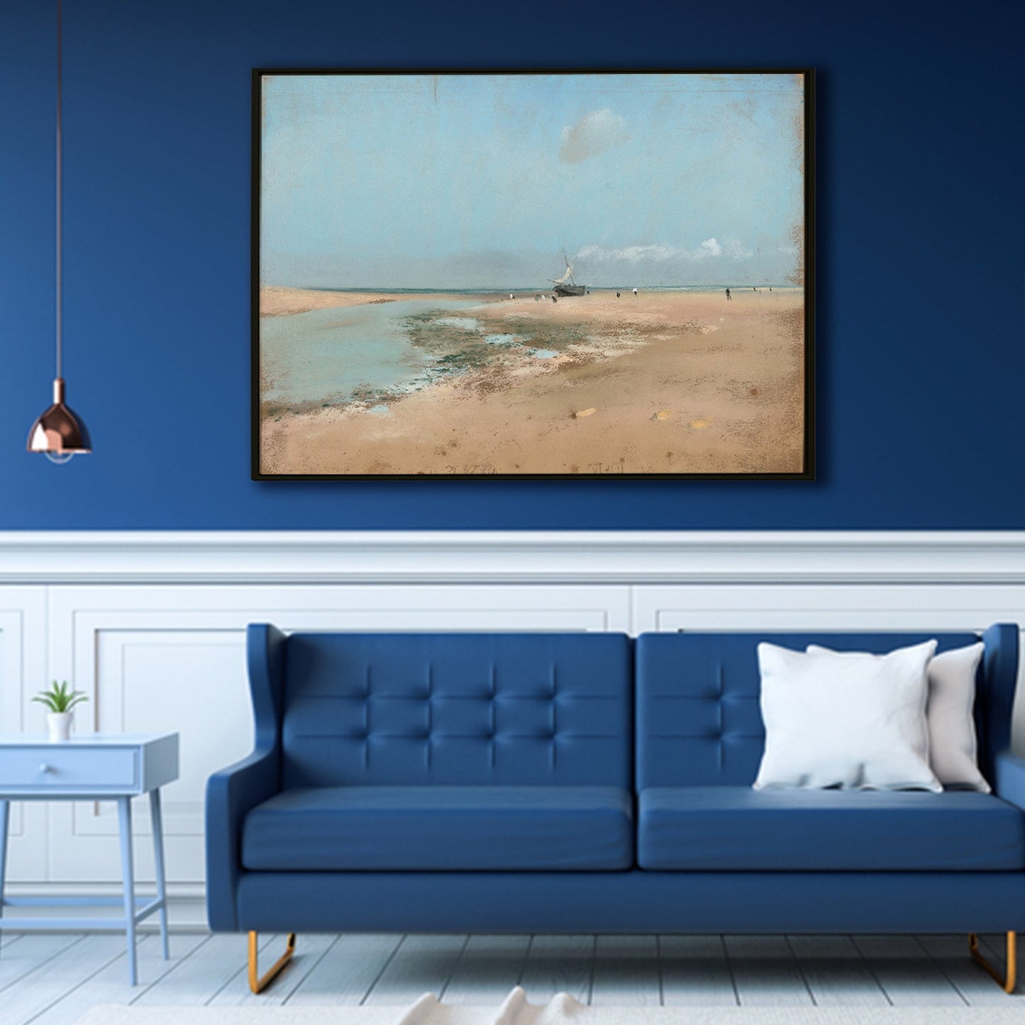 The Tranquility of the Seashore an Edgar Degas masterpiece print canvas painting