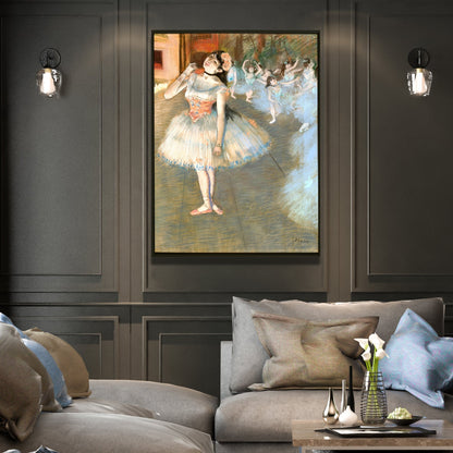 The Star by Edgar Degas Poster Canvas Wall Art Print for Home & Office