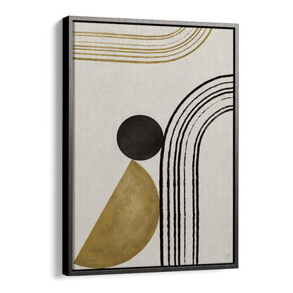 SCANDI GOLD ABSTRACT , GEOMETRIC ART PRINTS