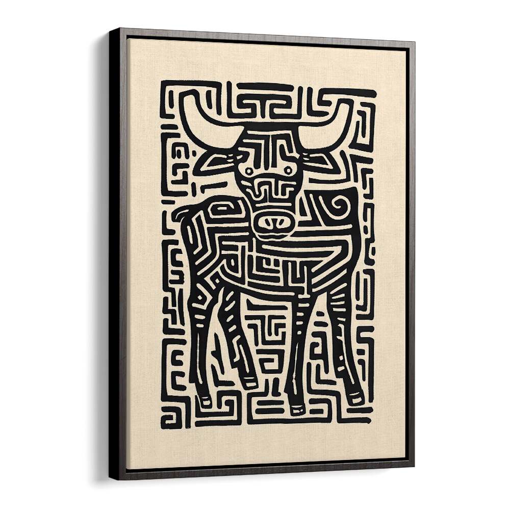 Stylish TAURUS NO II, ZODIAC poster featuring a unique bull design, perfect for enhancing any space with elegance.