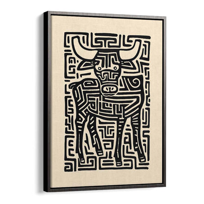 Stylish TAURUS NO II, ZODIAC poster featuring a unique bull design, perfect for enhancing any space with elegance.