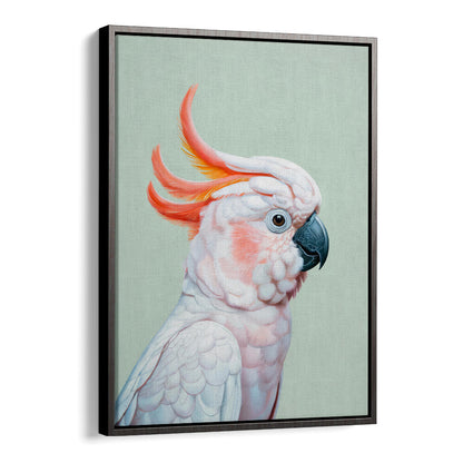 WHITE COCKATOO I , ANIMAL PAINTINGS